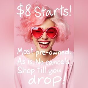 ✅ Unlisted $8 Starts 🛑 NO CANCELLATIONS ✅  ITEM'S ARE AS IS ‼️